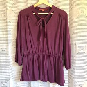 ModCloth peplum top NEVER WORN